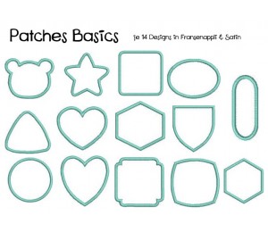 Stickserie Patches & Rahmen Basics